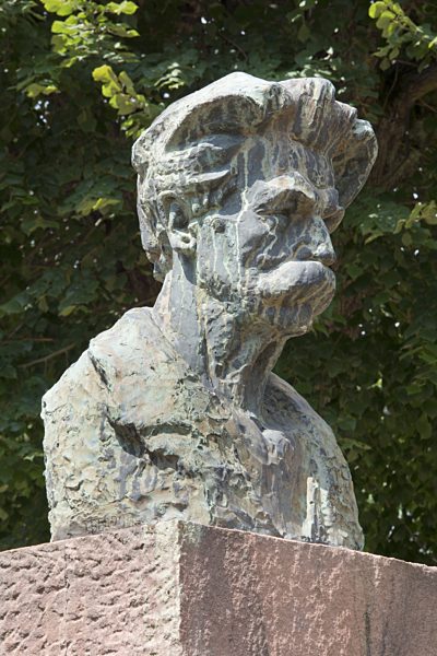 Denkmal Albert Schweitzer, Kaysersberg, Haut-Rhin, Elsass...