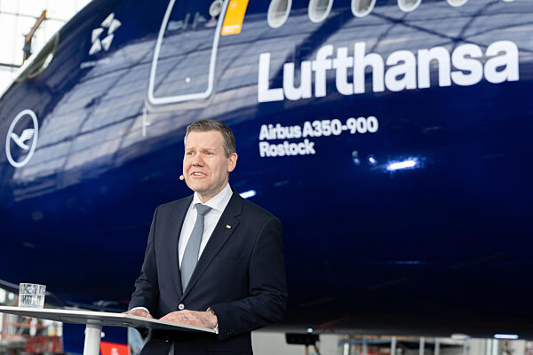 100 Years Anniversary Of The Lufthansa Group At München Airport. Heiko Reitz (Hub Manager München At Lufthansa Airlines)