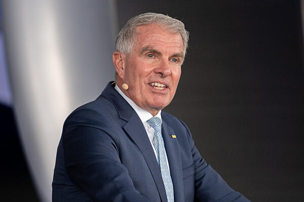 100-year Anniversary Of The Lufthansa Group At Flughafen München. Carsten Spohr (Lufthansa, Executive Board, Chairman Of The Executive Board) Gives A Speech, Single Image, Portrait