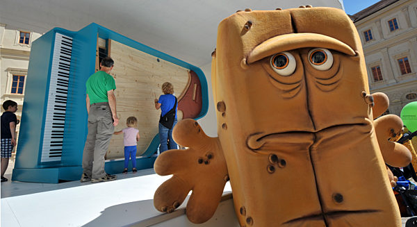 Begehbarer Flügel in Weimar