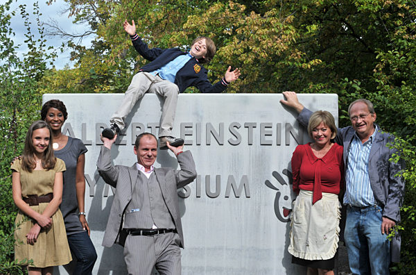 Dreharbeiten für ARD-Serie "Schloss Einstein"