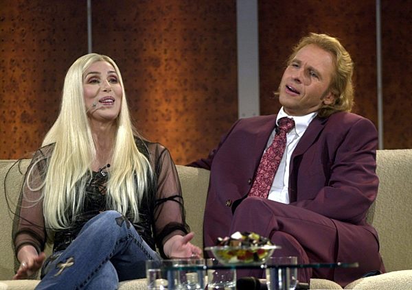 "Wetten, dass...?" in Erfurt: Popdiva Cher mit Thomas Gottschalk