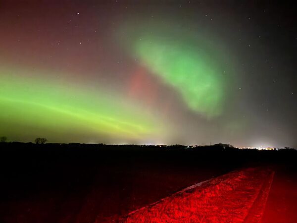 Polarlichter über Sachsen-Anhalt