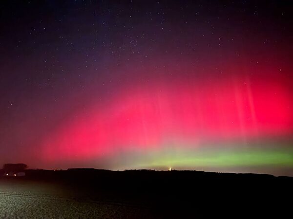 Polarlichter über Sachsen-Anhalt