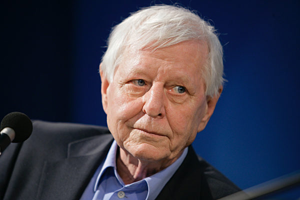 Der Autor Hans Magnus Enzensberger, aufgenommen am 23.03...