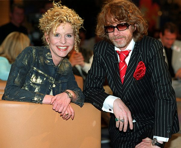 Victoria Herrmann und Helge Schneider