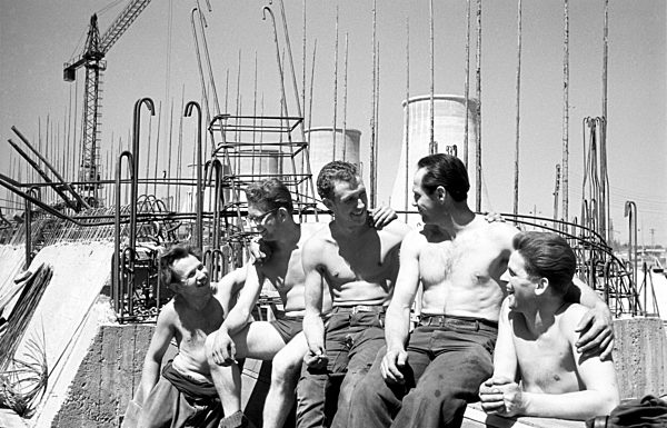 DDR - Großbaustelle Kombinat Schwarze Pumpe