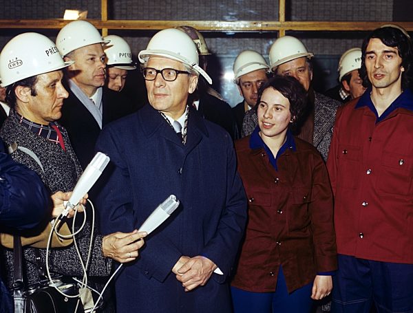 DDR - Honecker in Boxberg  1976