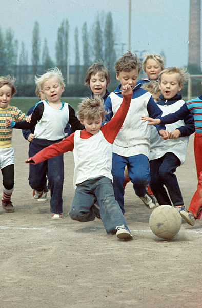 DDR - Fußball - Kinderfußball in Berlin - 1978