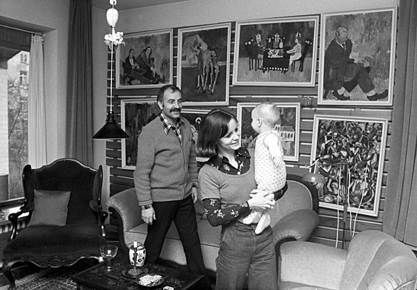 DDR - Kultur - Der Schauspieler Armin Müller-Stahl mit Familie