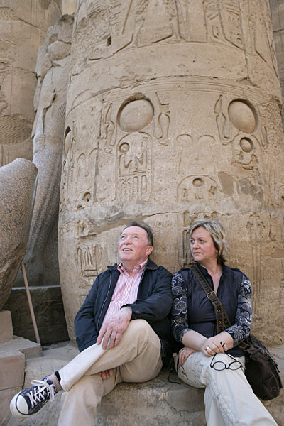 Peter Sodann auf Kreuzfahrt in Ägypten