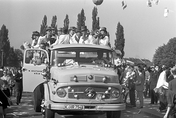 1. FC Cologne wins German Soccer Bundesliga Championship 1964