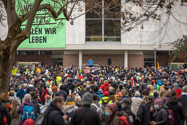 Querdenken 711, Demo bei der Stuttgarter Landtag, 13.03.2021, Foto: EIBNER/DROFITSCH
