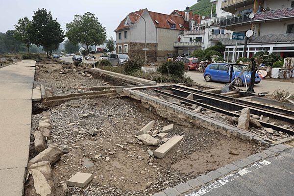 Flutkatastrophe im Ahrtal, 17.7.2021,   Foto: EIBNER/Joerg Niebergall