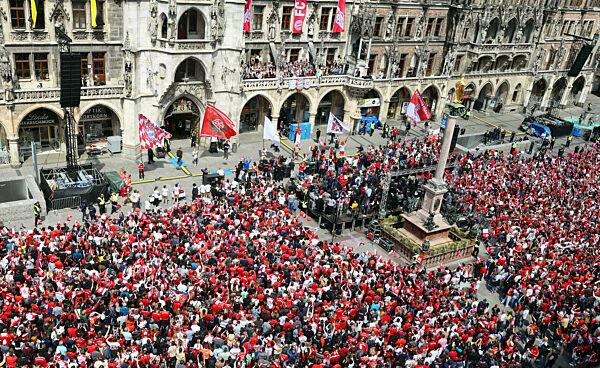 Meisterfeier des FC Bayern München