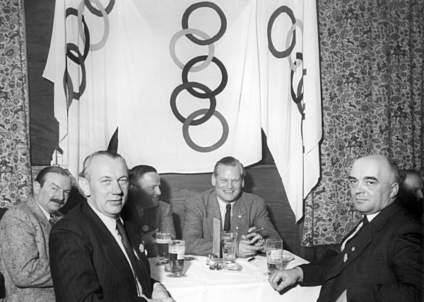 IOC Commission visits Garmisch-Partenkirchen in 1935