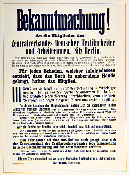 Textilarbeiterstreik Crimmitschau 1903/1904