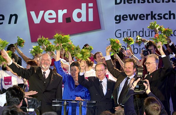 Riesengewerkschaft ver.di besiegelt