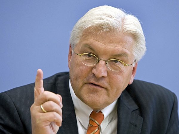 Bundesaußenminister Frank-Walter Steinmeier spricht am Mittwoch (27.06...