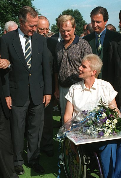 George Bush, Marianne Buggenhagen, Jack Nicklaus