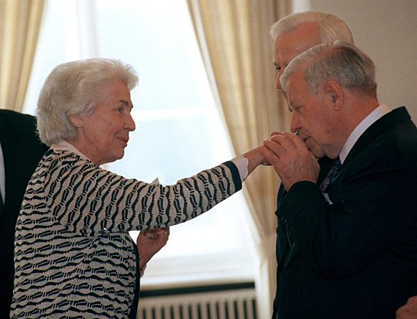 Hildegard Hamm-Brücher und Helmut Schmidt