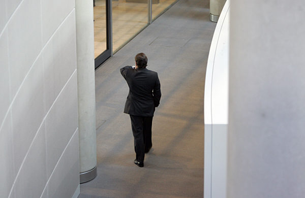 Bundestag - Schröder leaves