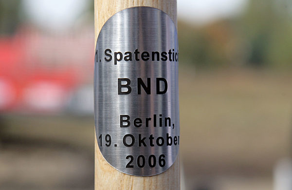 Spatenstich Neubau BND-Zentrale