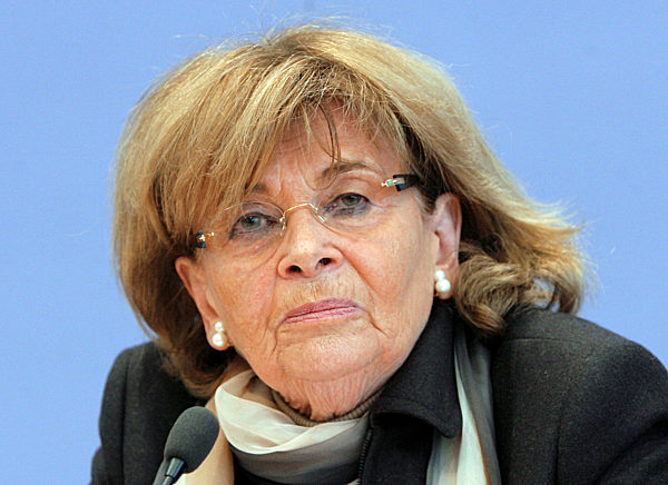 Charlotte Knobloch, Präsidentin des Zentralrats der Juden in Deutschland...