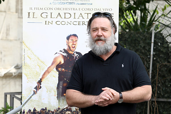 Rome, Photocall theater show "Il Gladiatore in concerto"
