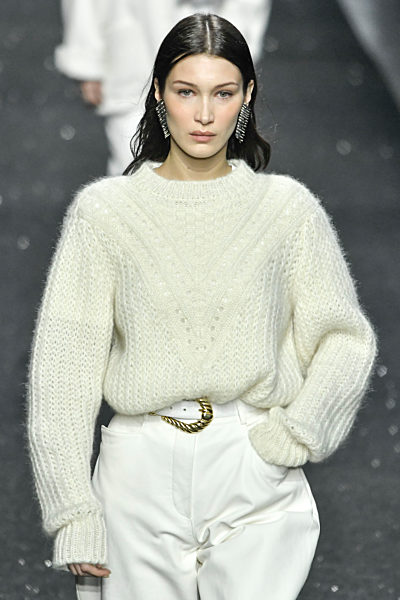 Milan Fashion Week Fashion for women autumn winter 2019 - 2020. Alberta Ferretti fashion show.