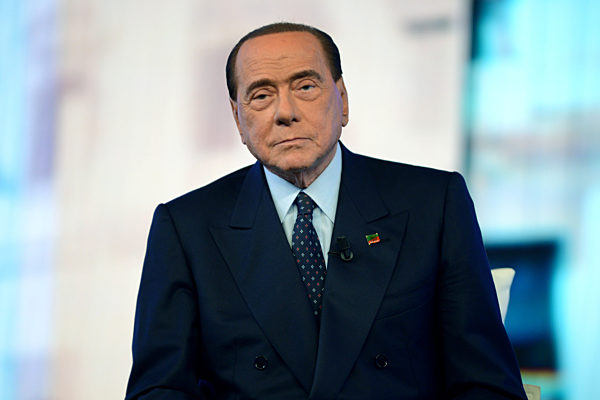Milan, Berlusconi guest on the TV program "Stasera Italia"