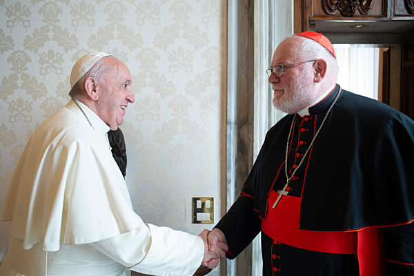 Feb 3,2020 : Pope Francis receives Card Reinhard Marx during a private audience at the Apostolic Palace