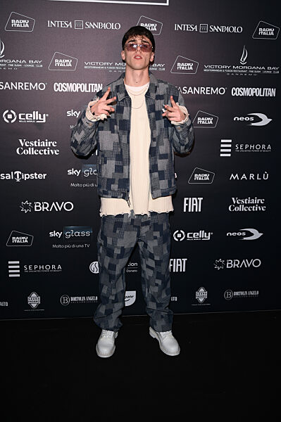 Sanremo, 73rd Italian Song Festival - Arrivals at the Radio Italia party