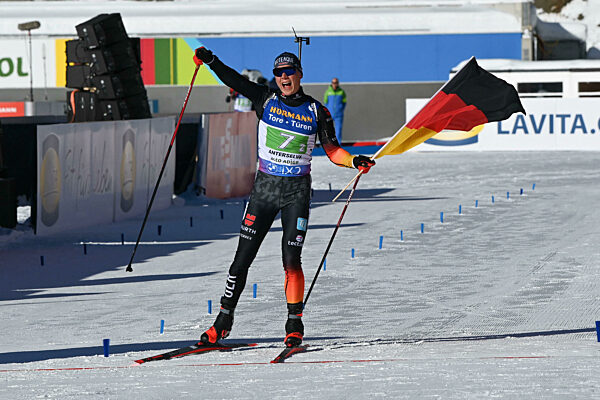 Biathlon race - IBU Biathlon World Cup 2024 - Single Mixed Relay (W+M)