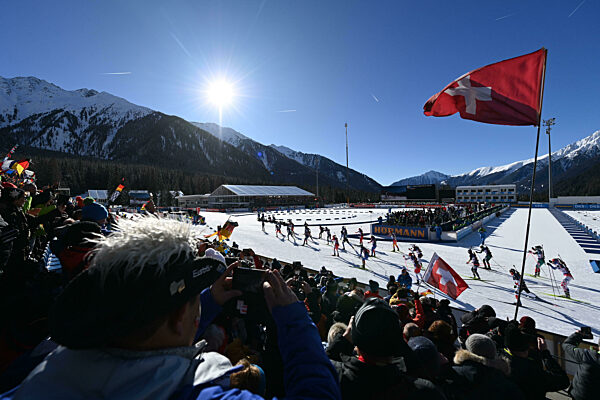 Biathlon race - IBU Biathlon World Cup 2024 - Single Mixed Relay (W+M)