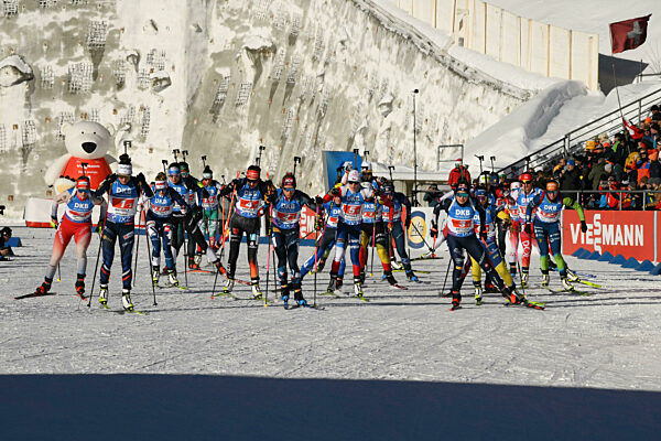 Biathlon race - IBU Biathlon World Cup 2024 - Mixed Relay (W+M)