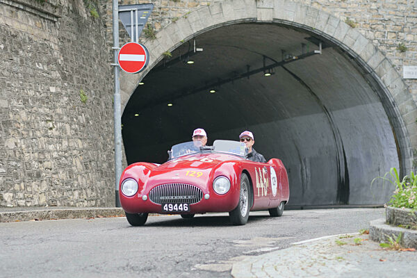 The forty-second edition of the 1000 Miglia 2024 has started with departure from Brescia and first stop in Bergamo.