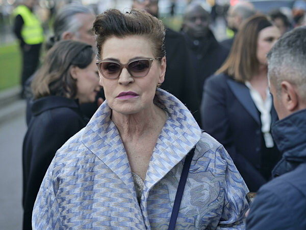 Milan, Milan Women's Fashion Week: Fall/Winter 2025 - Armani Fashion Show - Arrivals