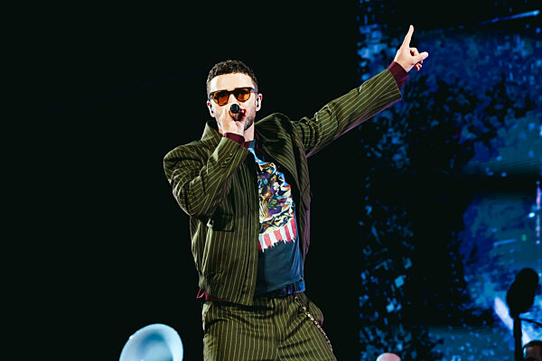 Milan, Justin Timberlake performs in concert during the I-Days Milano Coca-Cola 2025 festival at the SNAI San Siro Hippodrome