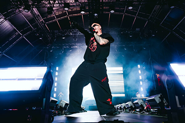 Milan, J Balvin performs in concert during the Back To The Rayo Tour at Carroponte