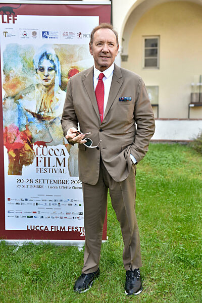 Lucca, Arrival of American actor Kevin Spacey at the San Micheletto complex
