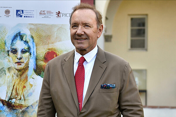 Lucca, Arrival of American actor Kevin Spacey at the San Micheletto complex