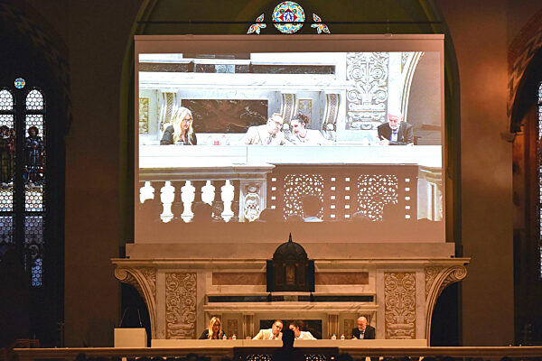 Lucca, Church of San Francesco, Masterclass by actor Kevin Spacey.