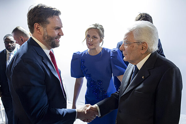 Milan, Milan Cortina 2026 Olympic Games, Sergio Mattarella at the welcome lunch in honor of the Heads of State and Government present at the Games