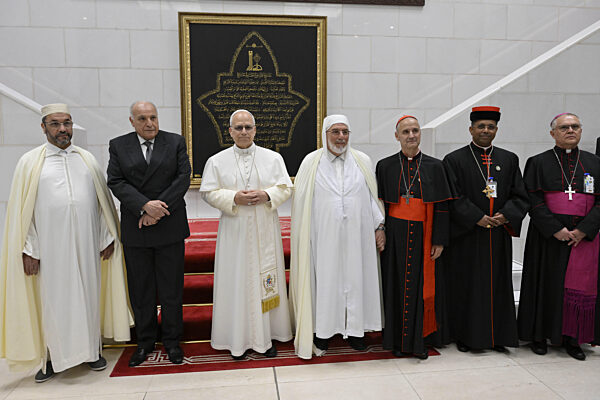 ALGERIA - POPE  LEO XIV  VISITS THE GREAT MOSQUE OF ALGIERS " DJAMAA AL DJAZAIR "  - 2026/4/13