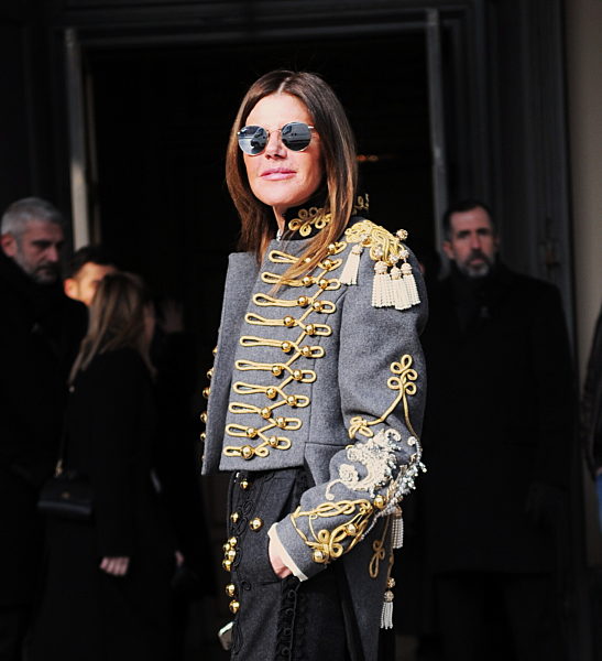 Milan, Anna dello Russo Men Dolce and Gabbana fashion show at La Scala