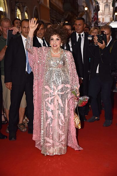 Rome, Celebrations for the 90 Years of Gina Lollobrigida