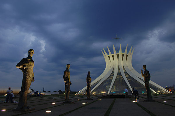 Die Kathedrale in Brasilia