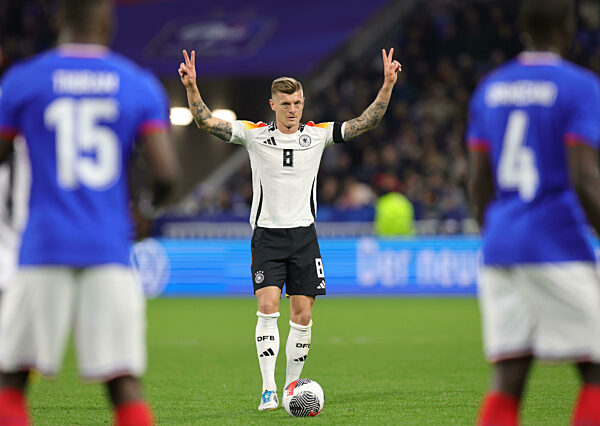 firo :  23.03.2024,
Fußball,Fussball:  DFB Nationalmannschaft,
Testspiel,Länderspiel Herren, Männer, 
FRA, Frankreich - GER, Deutschland