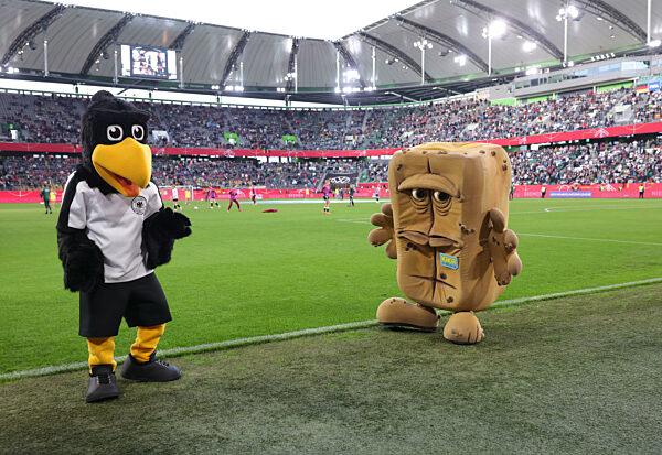 firo : 08.04.2025,
Fussball, Fußball,
Frauen Länderspiel Nations League
Deutschland - Schottland